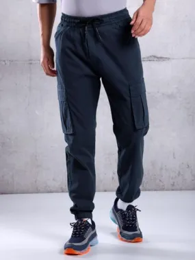 Buy Navy Blue Cargo Jogger Pants for Men for Men Online in India -Beyoung