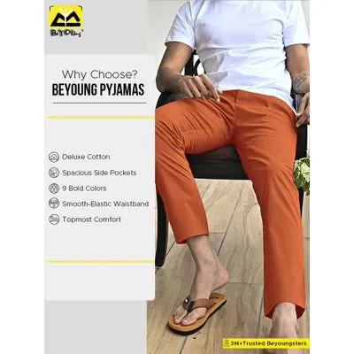 Buy Orange Pyjama for Men Online in India -Beyoung