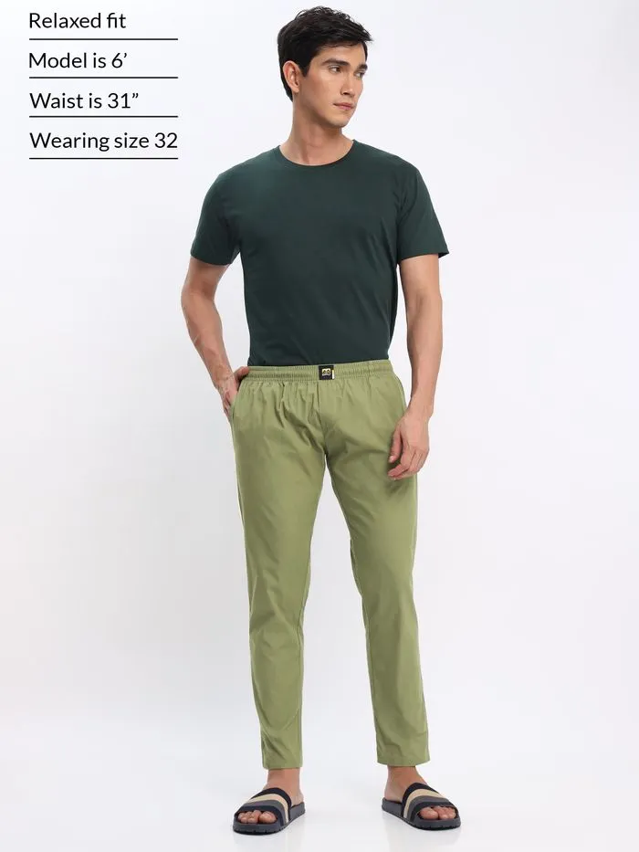 Buy Pickle Green Pyjama for Men Online in India -Beyoung