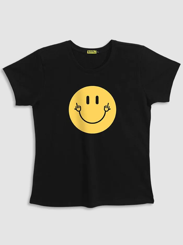 Buy Smiley T-shirts for Girls Online in India -Beyoung