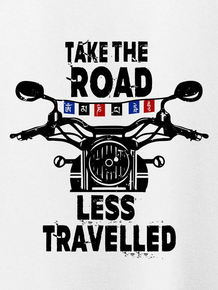 Buy Take The Road Less Travelled T-shirt for Men Online in India -Beyoung