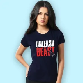 Buy Unleash Beast T-shirts for Girls Online in India -Beyoung