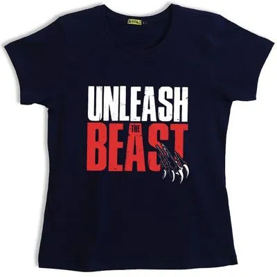 Buy Unleash Beast T-shirts for Girls Online in India -Beyoung