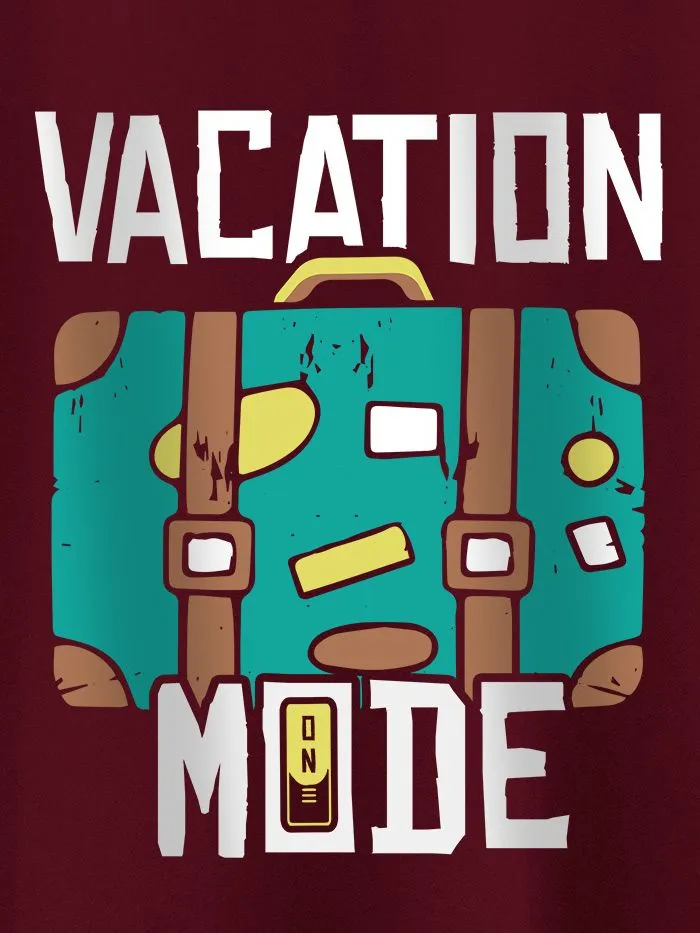 Buy Vacation Mode T-shirt for Men Online in India -Beyoung