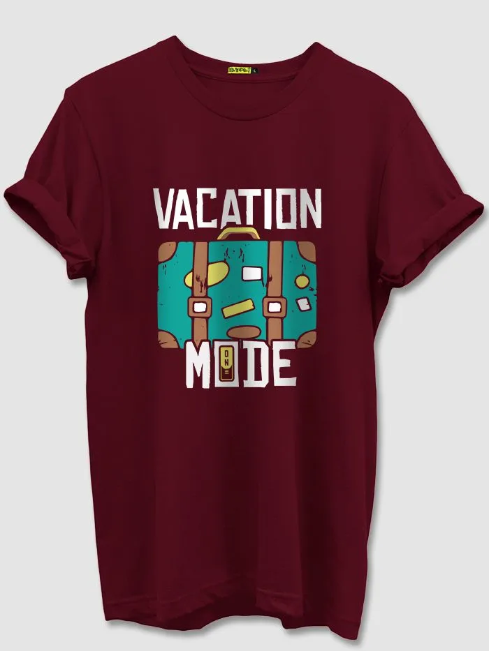 Buy Vacation Mode T-shirt for Men Online in India -Beyoung