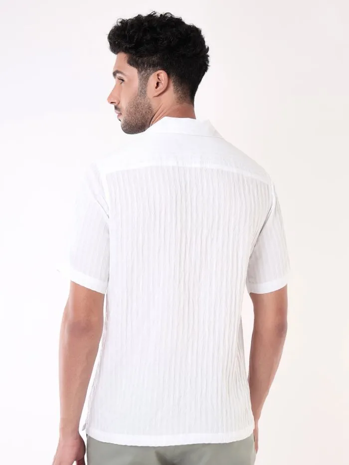 Buy White Striped Casual Shirt for Men for Men Online in India -Beyoung