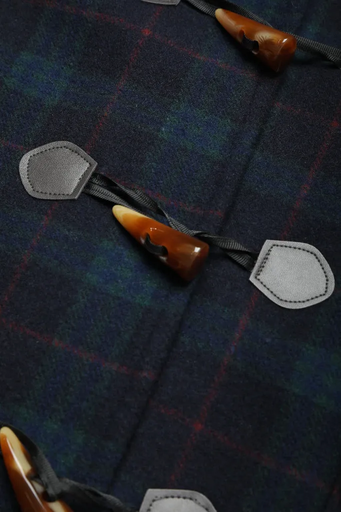 Caledonian Wool Duffle Coat (Tartan)