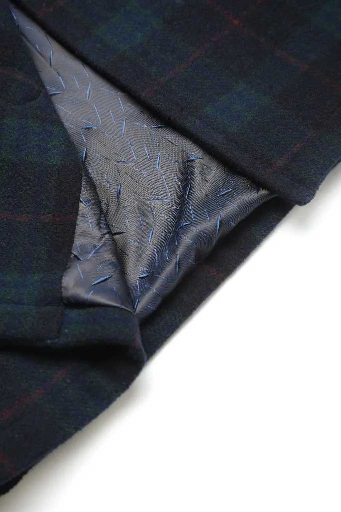 Caledonian Wool Duffle Coat (Tartan)