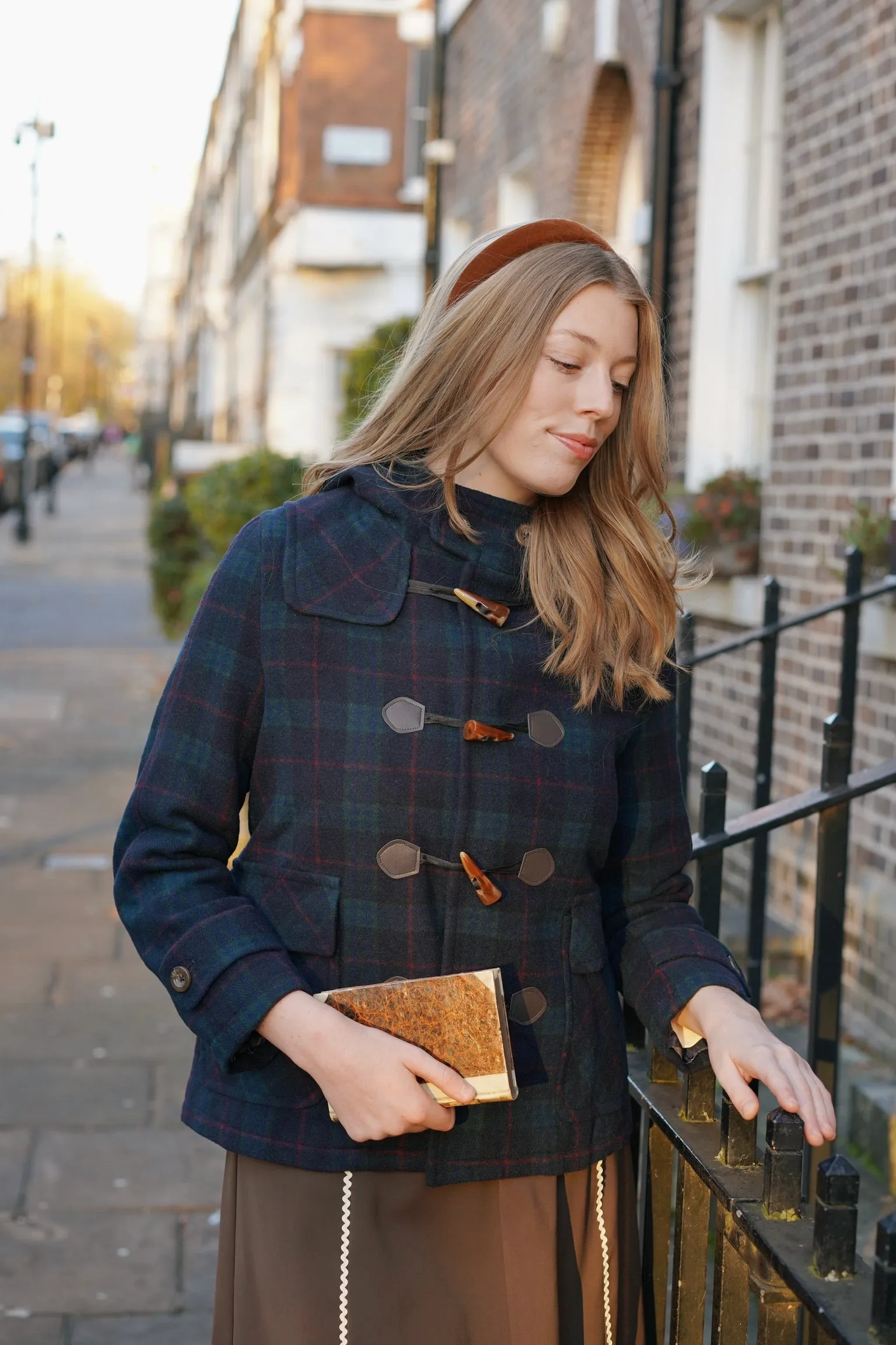 Caledonian Wool Duffle Coat (Tartan)