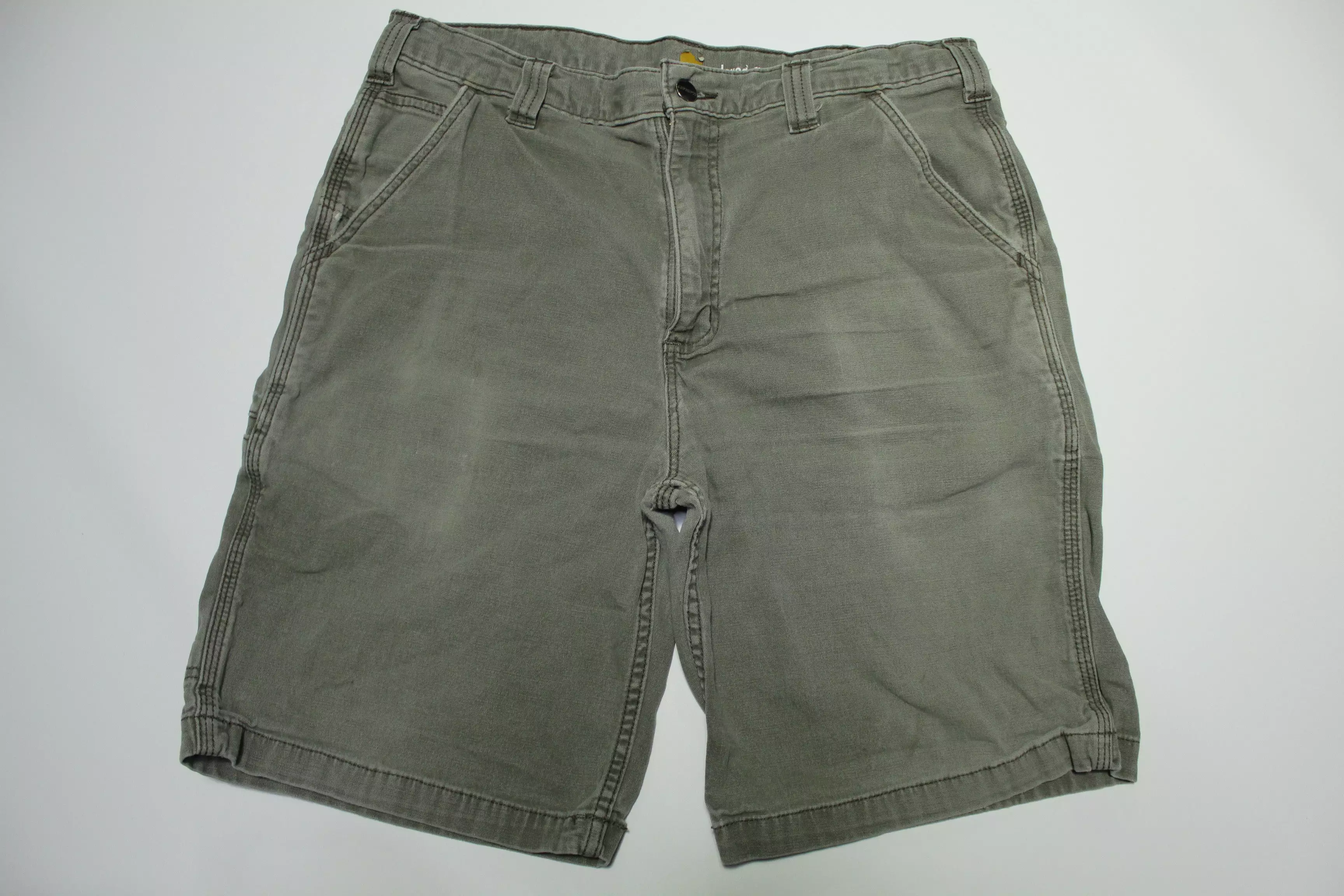 Carhartt 102514-217 Construction Utility Pocket Distressed Relaxed Fit Carpenter Shorts