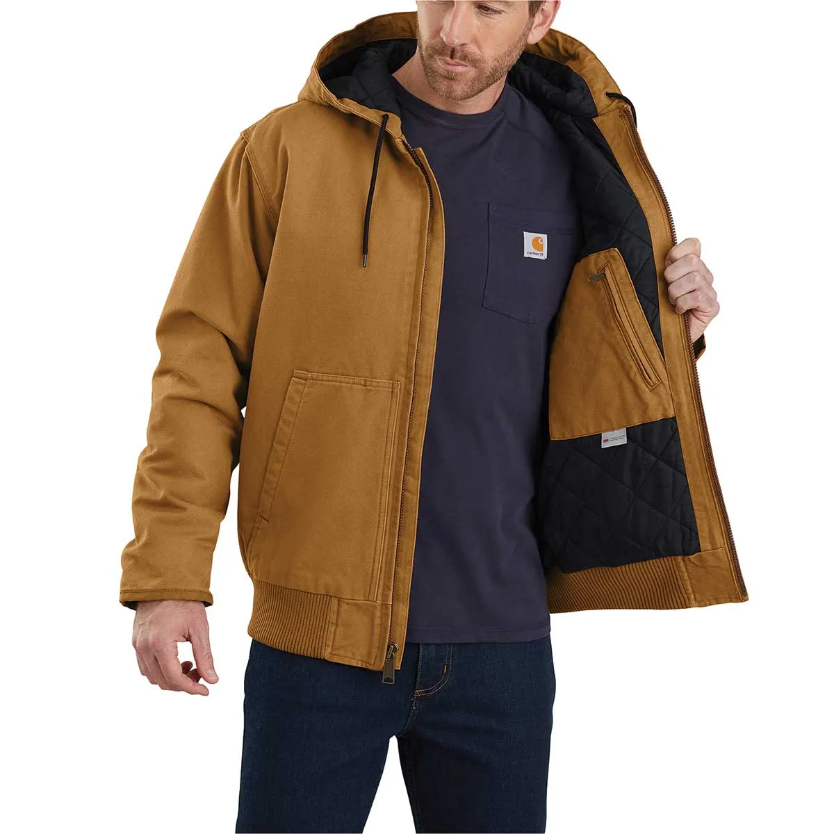 Carhartt J130 Washed Duck Insulated Active Jac