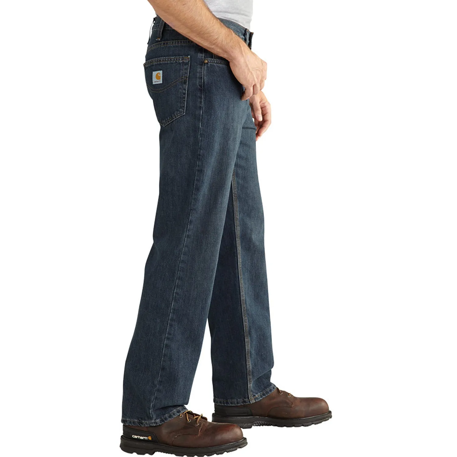 Carhartt Men's Relaxed Fit Holter Jean_Bedrock