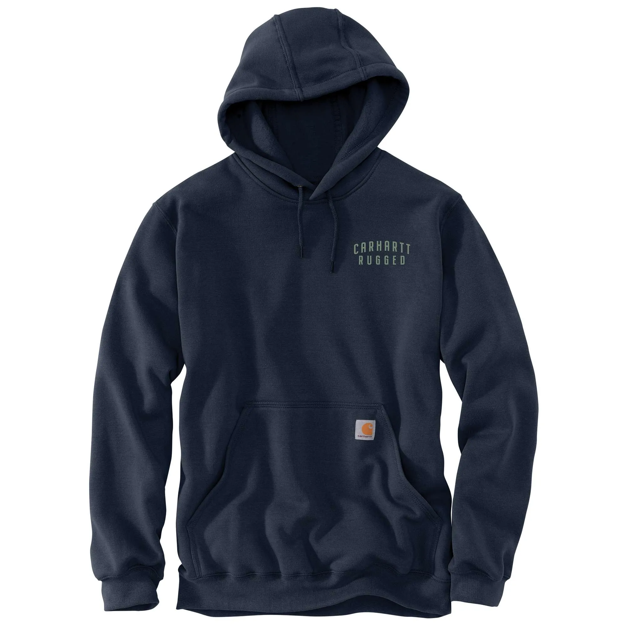 Carhartt Original Fit Midweight Hooded Rugged Workwear Graphic Sweatshirt