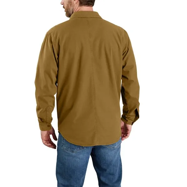 Carhartt Rugged Flex® Relaxed Fit Canvas Fleece-Lined Shirt Jacket