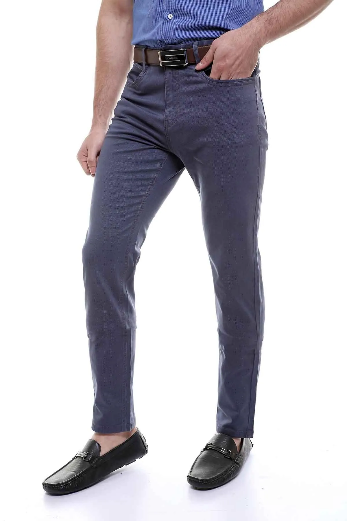 CASUAL PANT 5 POCKET SLIM FIT LIGHT BLUE