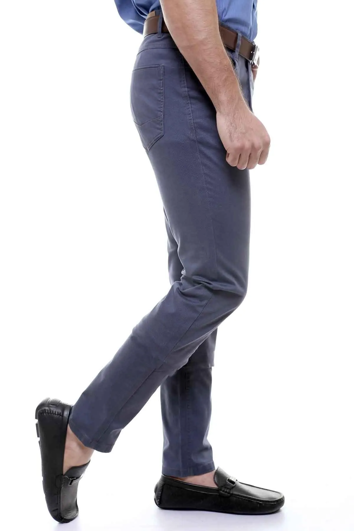 CASUAL PANT 5 POCKET SLIM FIT LIGHT BLUE