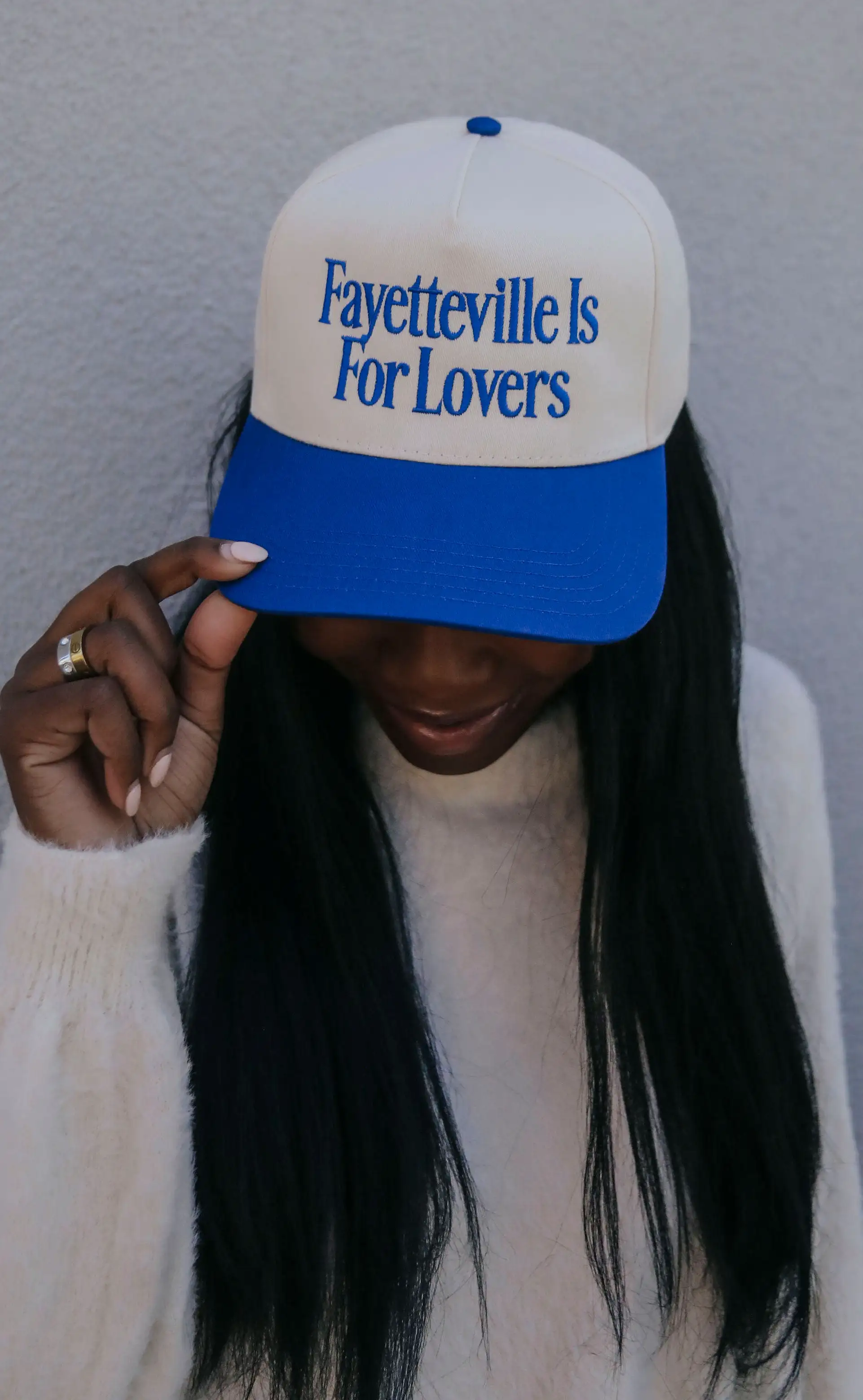 charlie southern: fayetteville is for lovers trucker hat