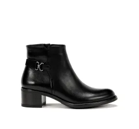 CHIARA D8966 Black Ankle Boot