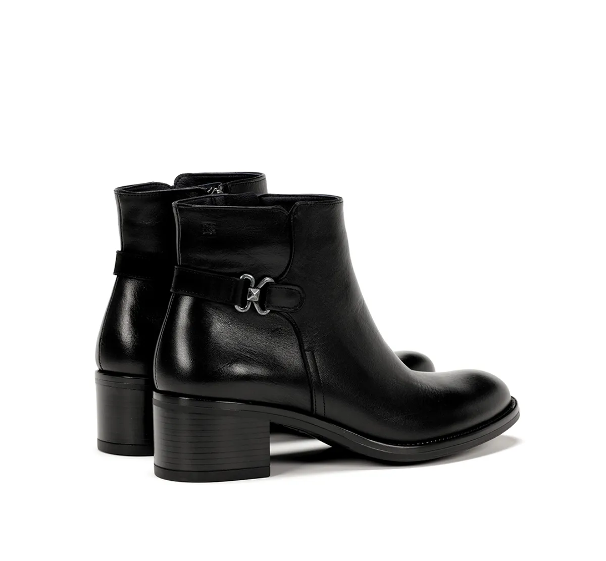 CHIARA D8966 Black Ankle Boot