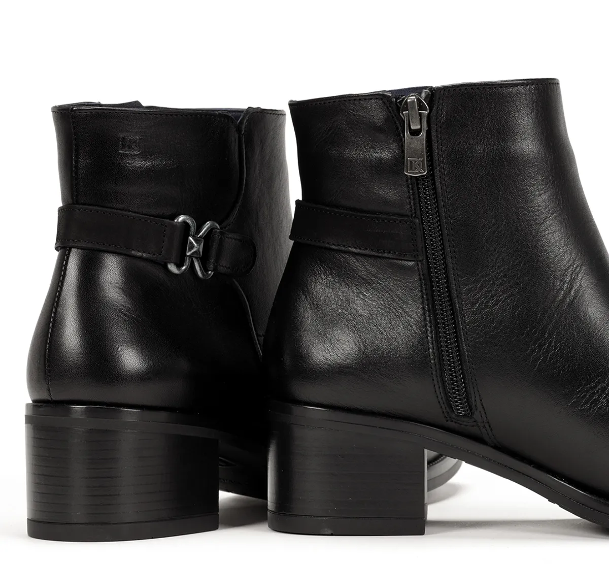 CHIARA D8966 Black Ankle Boot