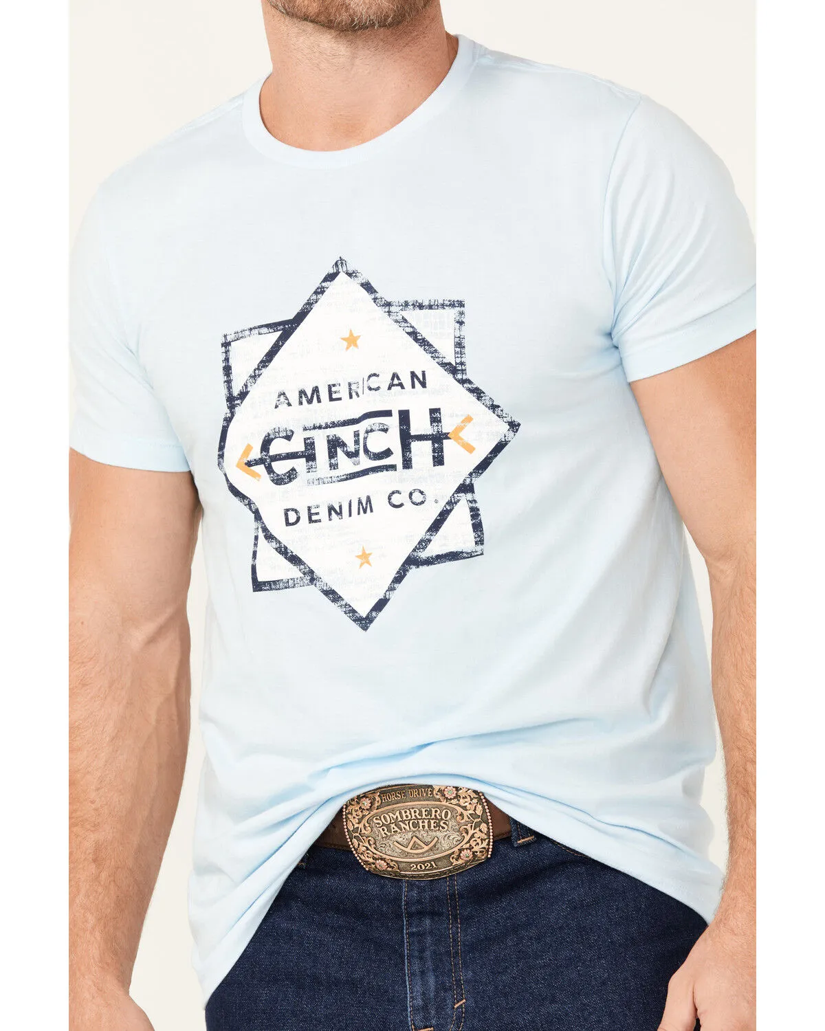 Cinch Men's Boot Barn Exclusive American Denim Co Diamond Short Sleeve Graphic T-Shirt