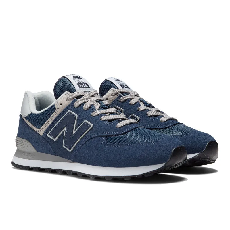  Classic 574 Navy with White Core Lifestyle Sneaker  