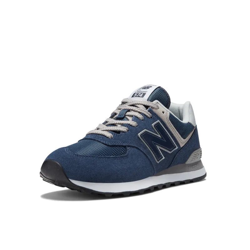  Classic 574 Navy with White Core Lifestyle Sneaker  