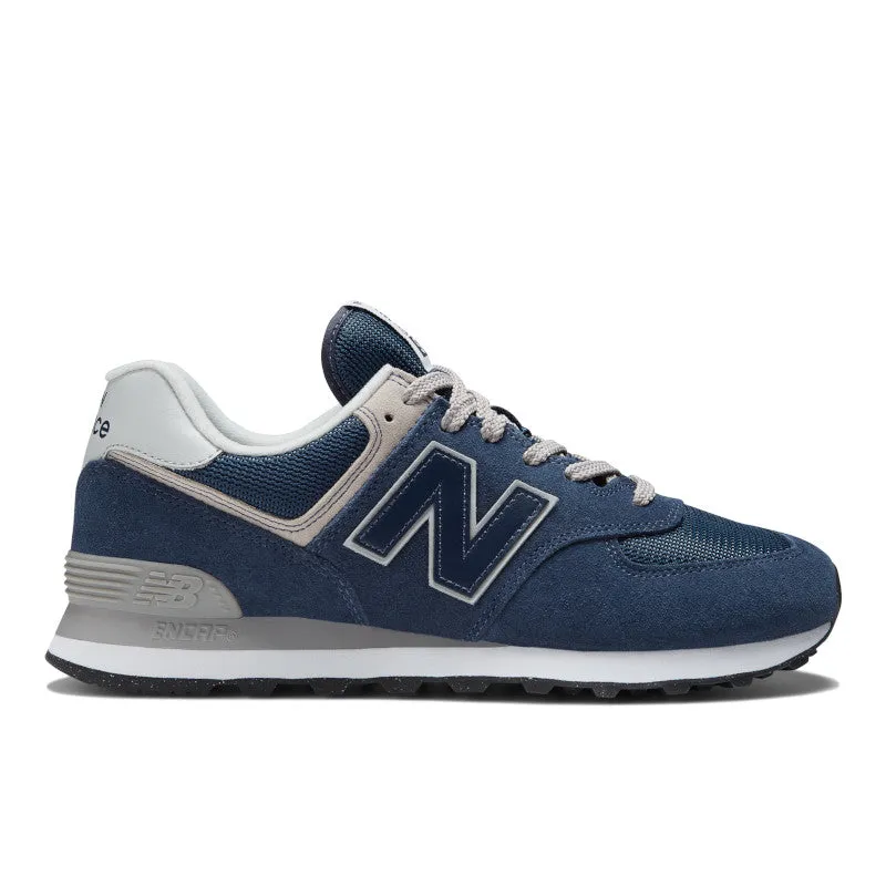  Classic 574 Navy with White Core Lifestyle Sneaker  