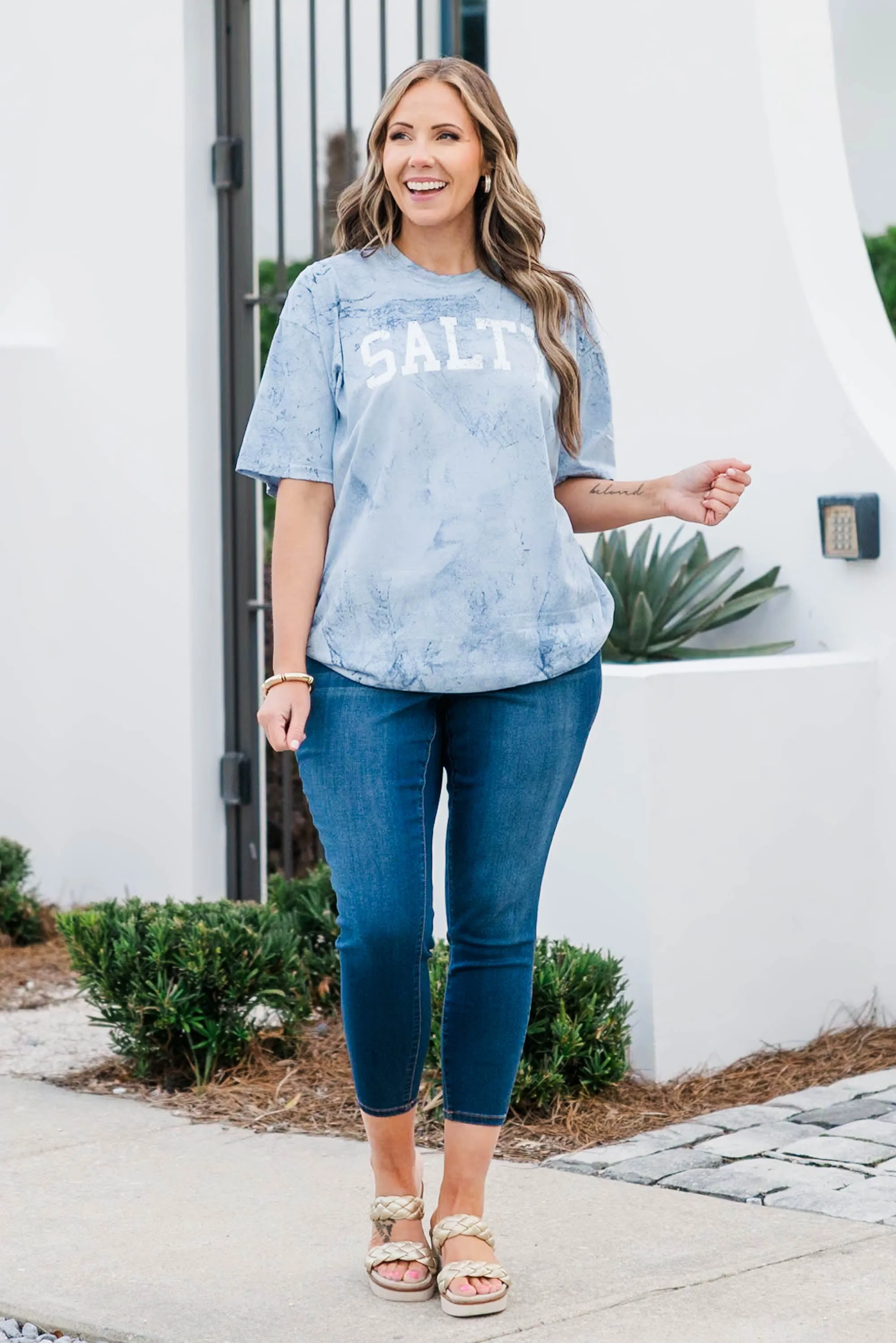 Comfort Colors: Staying Salty Tee, Ocean