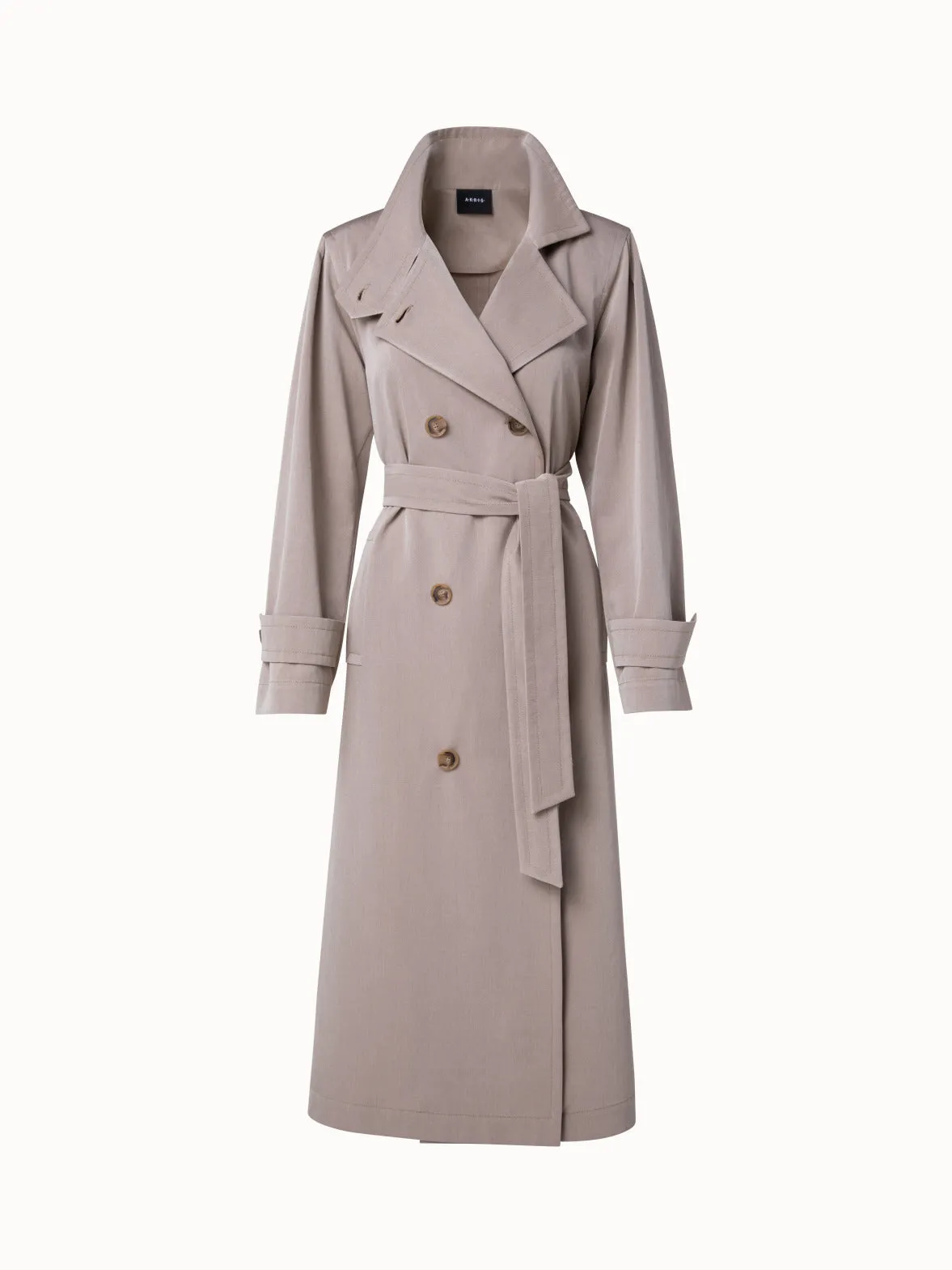 Cotton Silk Gabardine Trenchcoat