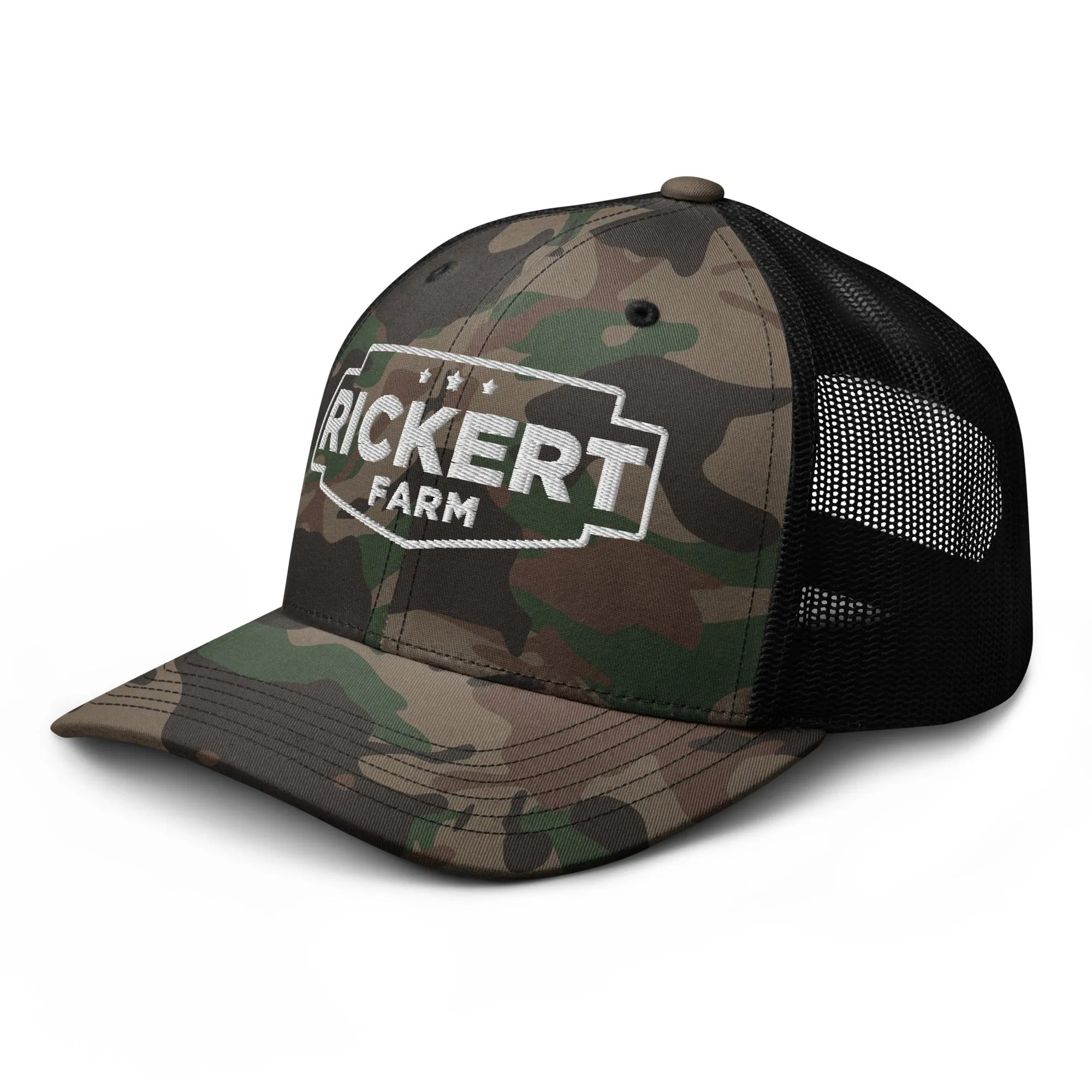 CUSTOM FARM CAMO HAT