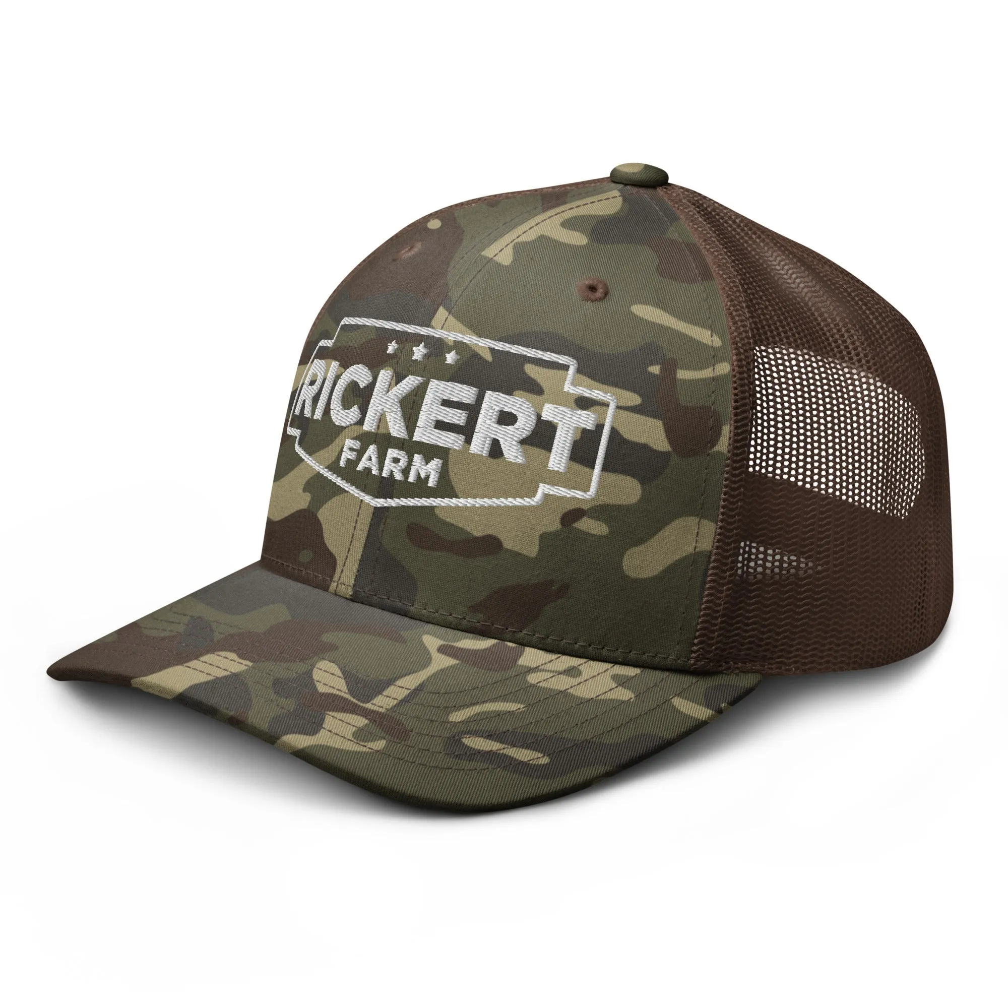 CUSTOM FARM CAMO HAT