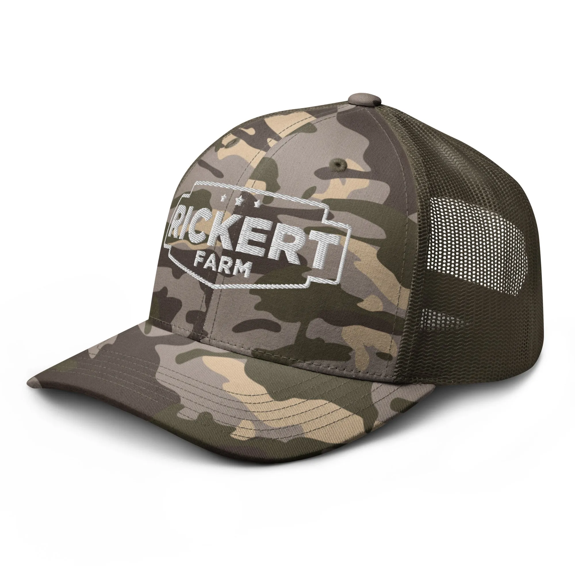 CUSTOM FARM CAMO HAT