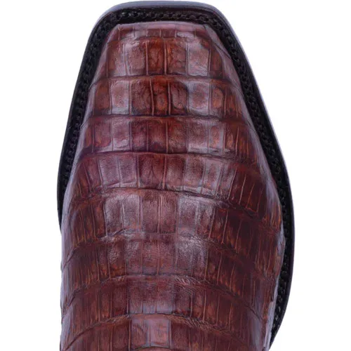 Dan Post Bayou Brass Genuine Caiman Tail Men’s Boot