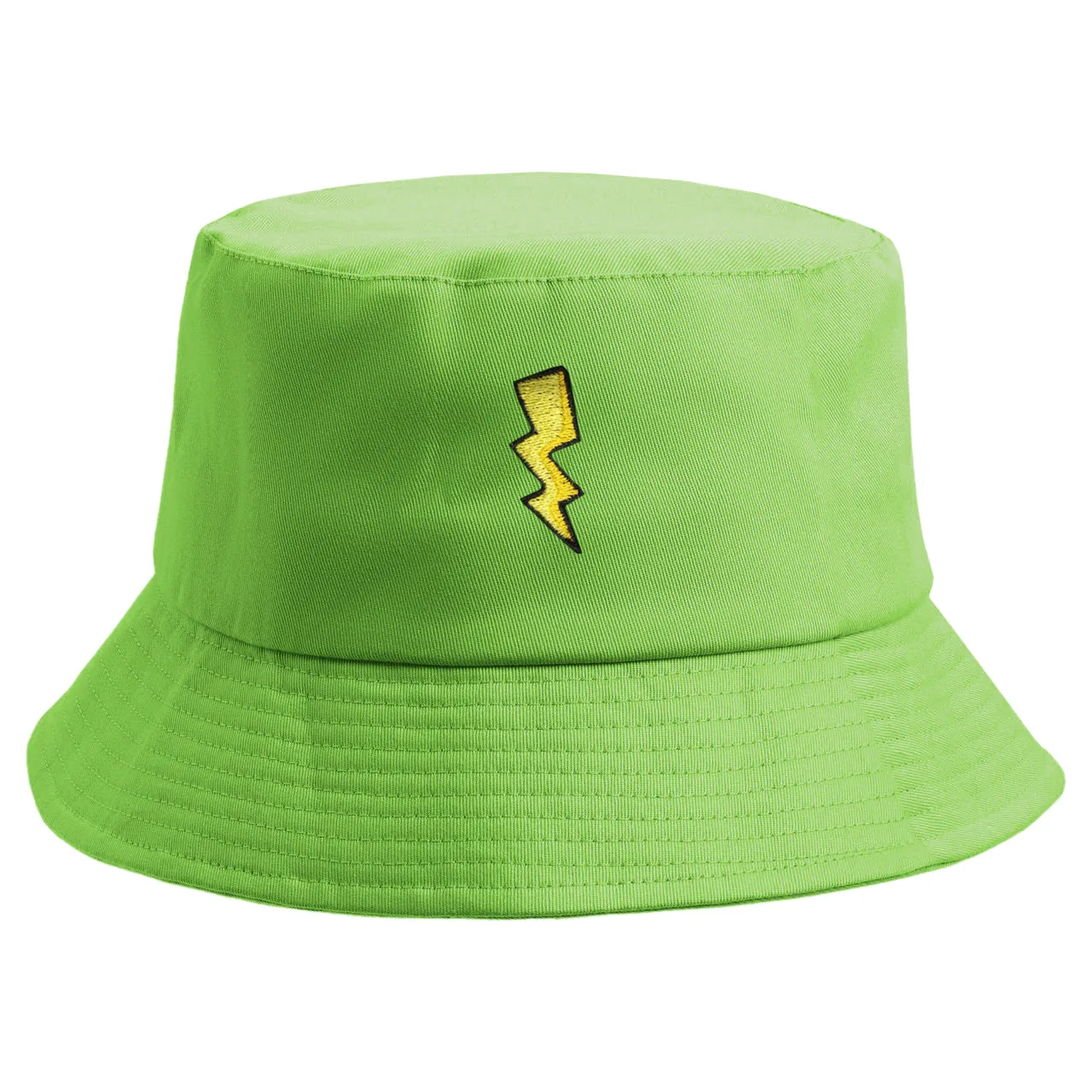 Embroidered Electric Thunder Bucket Hat