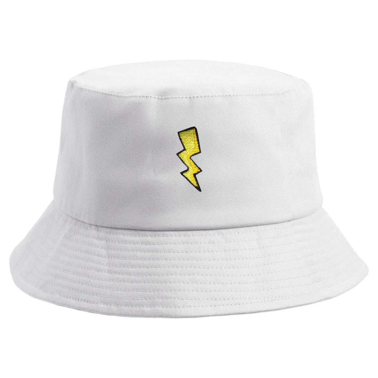 Embroidered Electric Thunder Bucket Hat