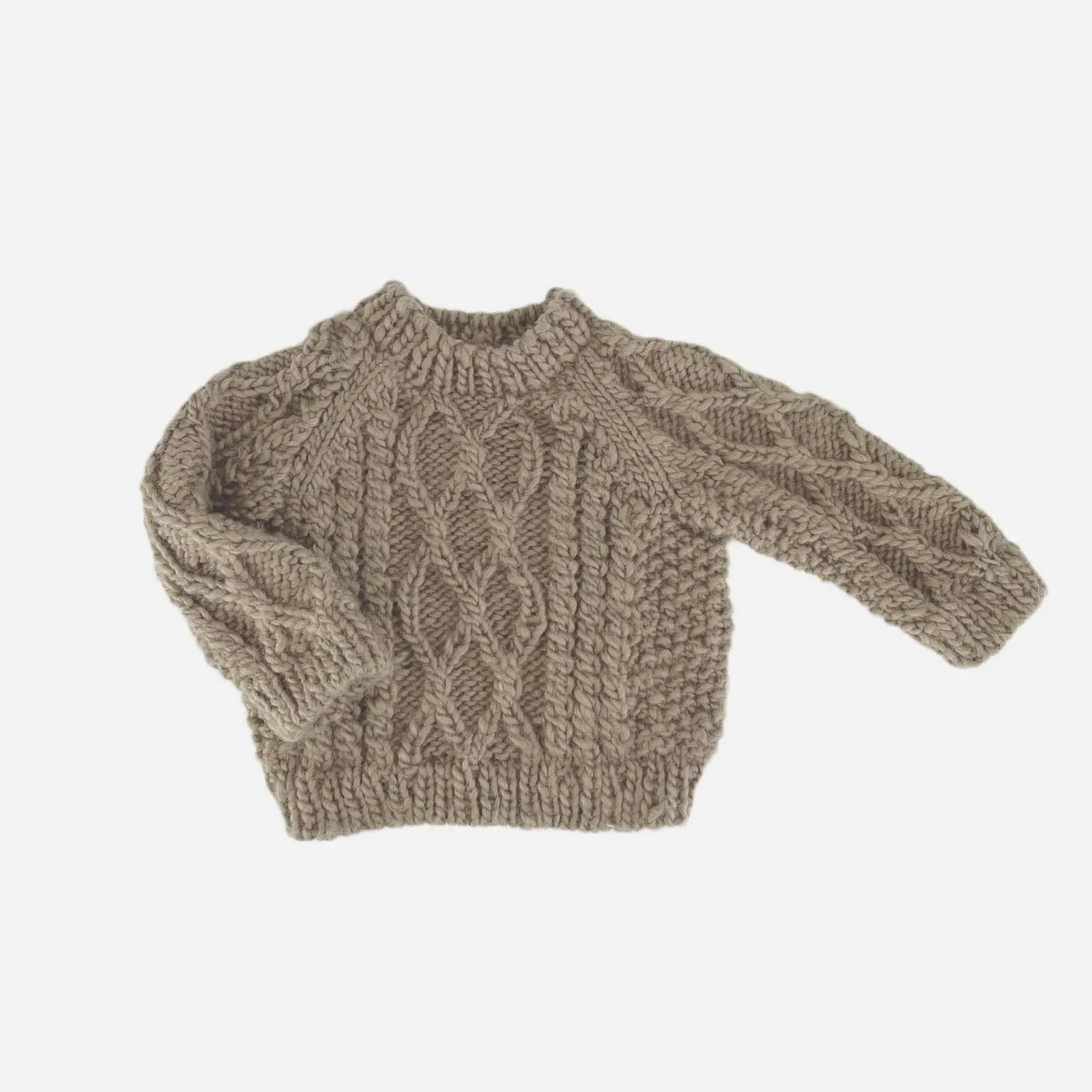 FISHERMAN SWEATER - FLAX