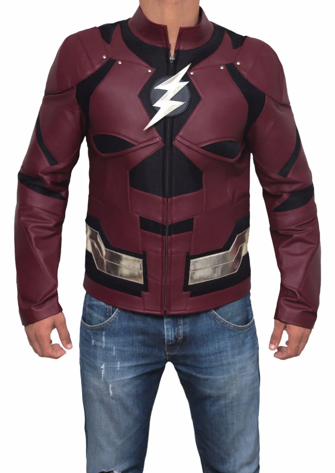 Flash Justice League Jacket - Costume Leather Jacket