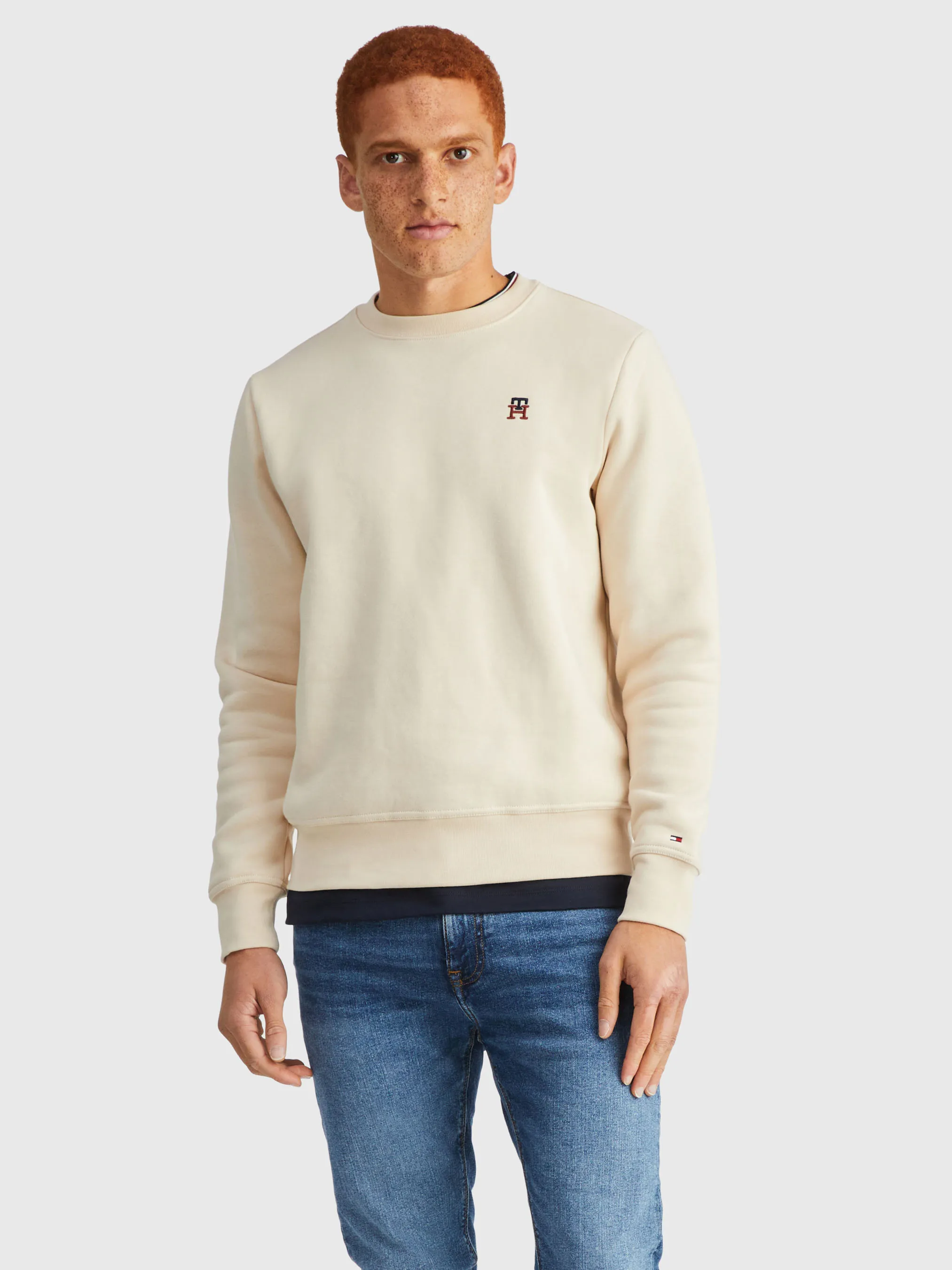 Flex Fleece Monogram Sweatshirt | Sweatshirts & Hoodies | Tommy Hilfiger