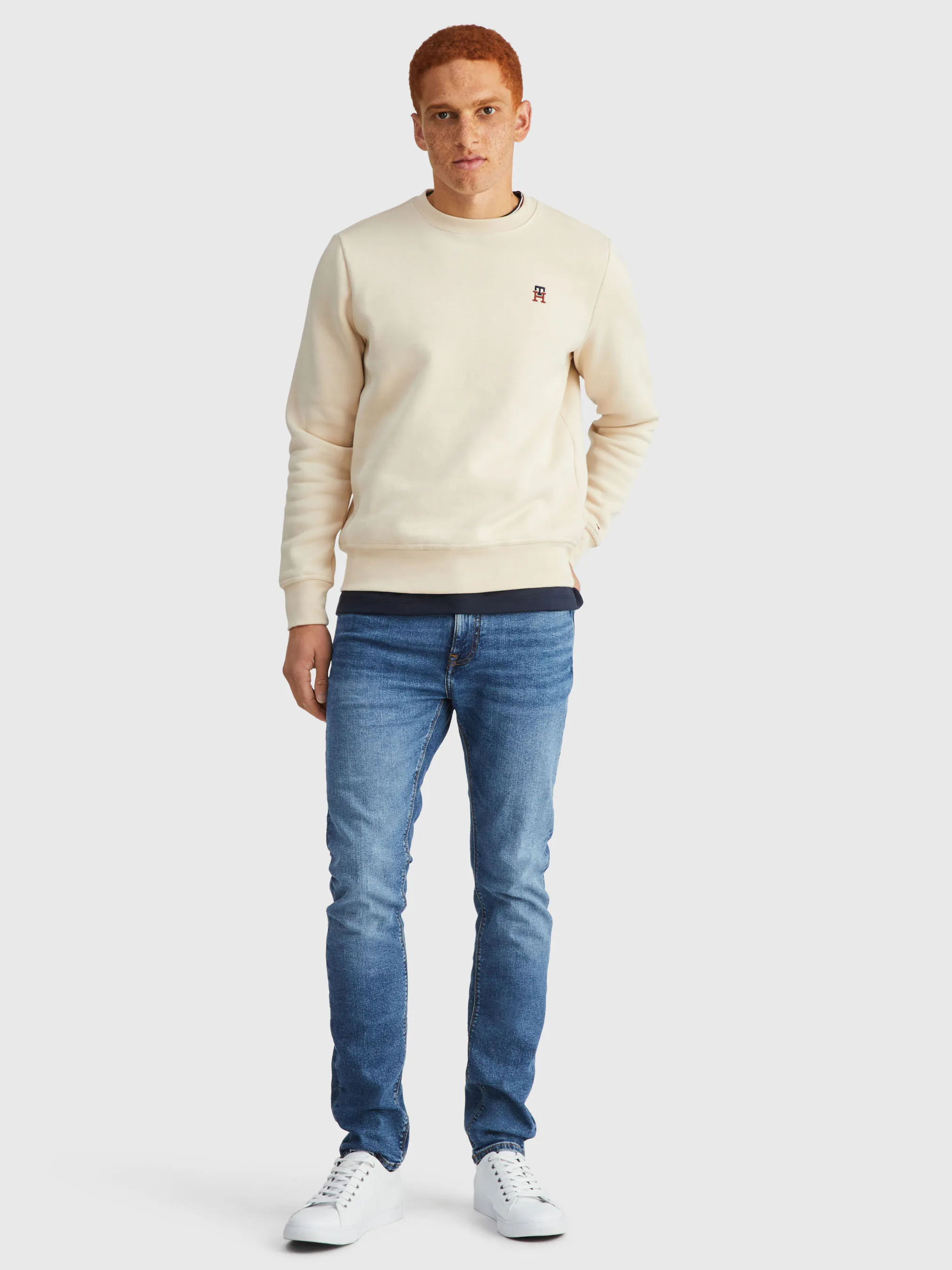 Flex Fleece Monogram Sweatshirt | Sweatshirts & Hoodies | Tommy Hilfiger