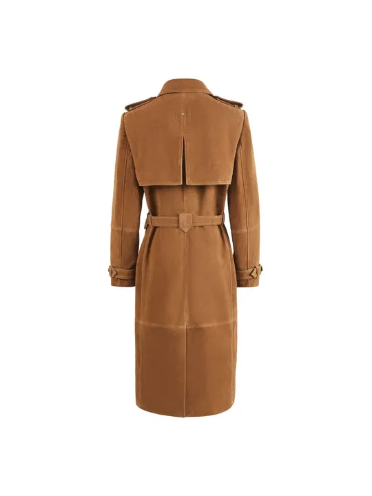 Frances tan Trench coat