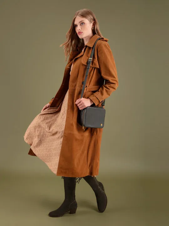 Frances tan Trench coat