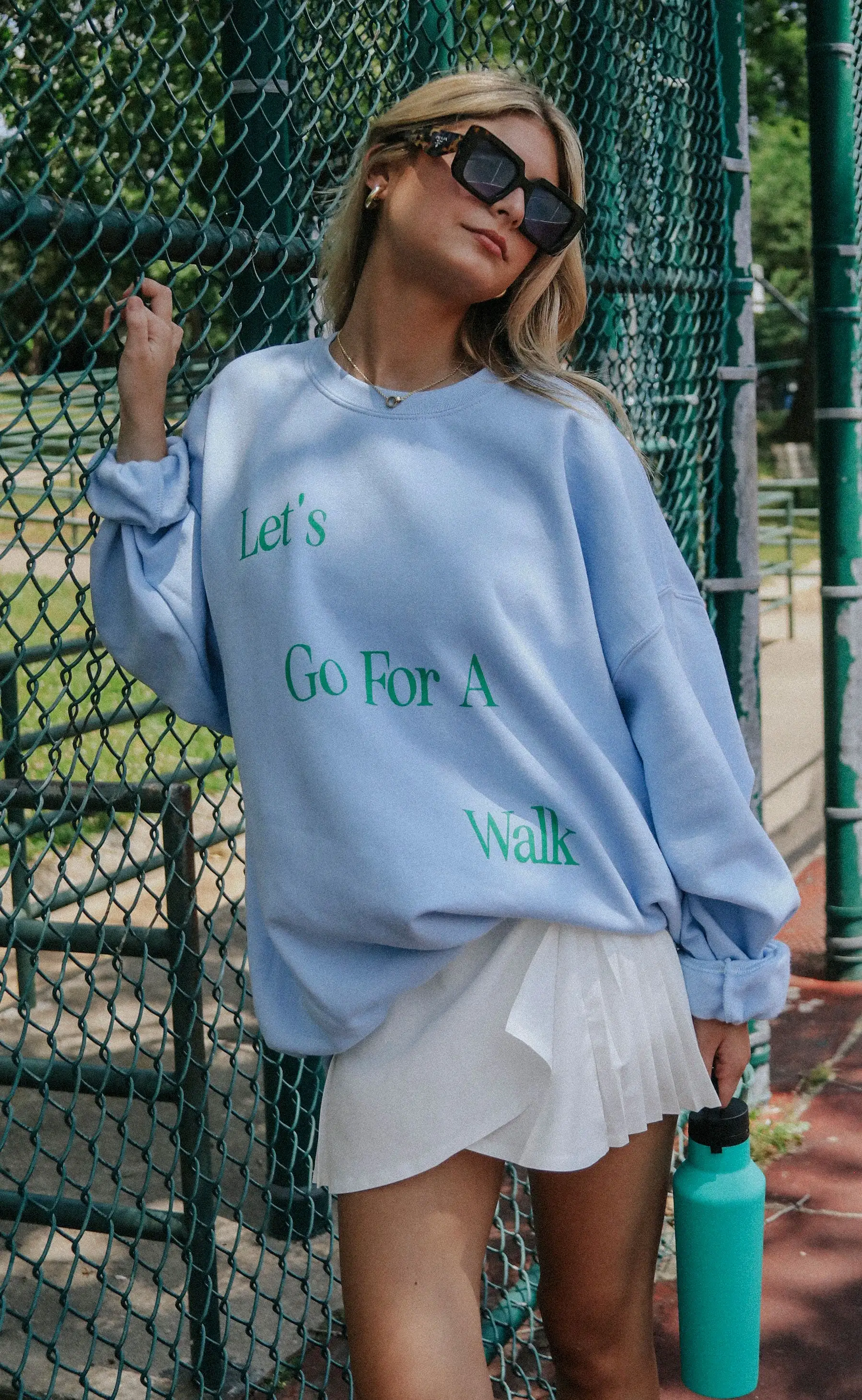 friday + saturday: lets go for a walk sweatshirt