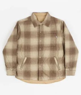 Fucking Awesome Lightweight Reversible Flannel Jacket - Tan / Brown