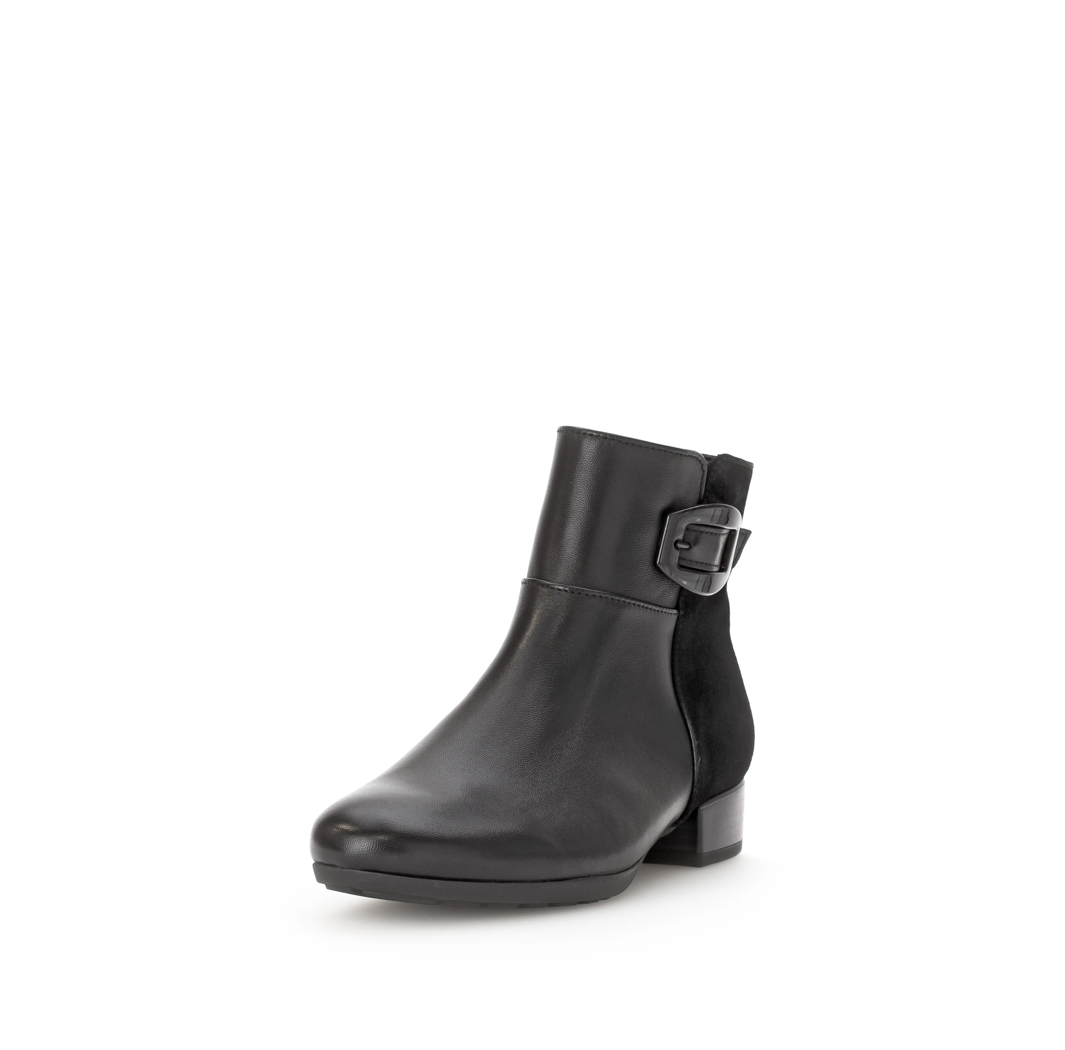 Gabor Ankle Boot with Buckle Design - H Fit