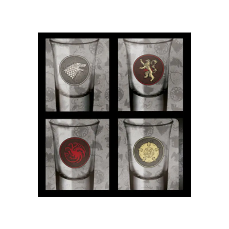 Game of Thrones Shot Glasses | Set of 4