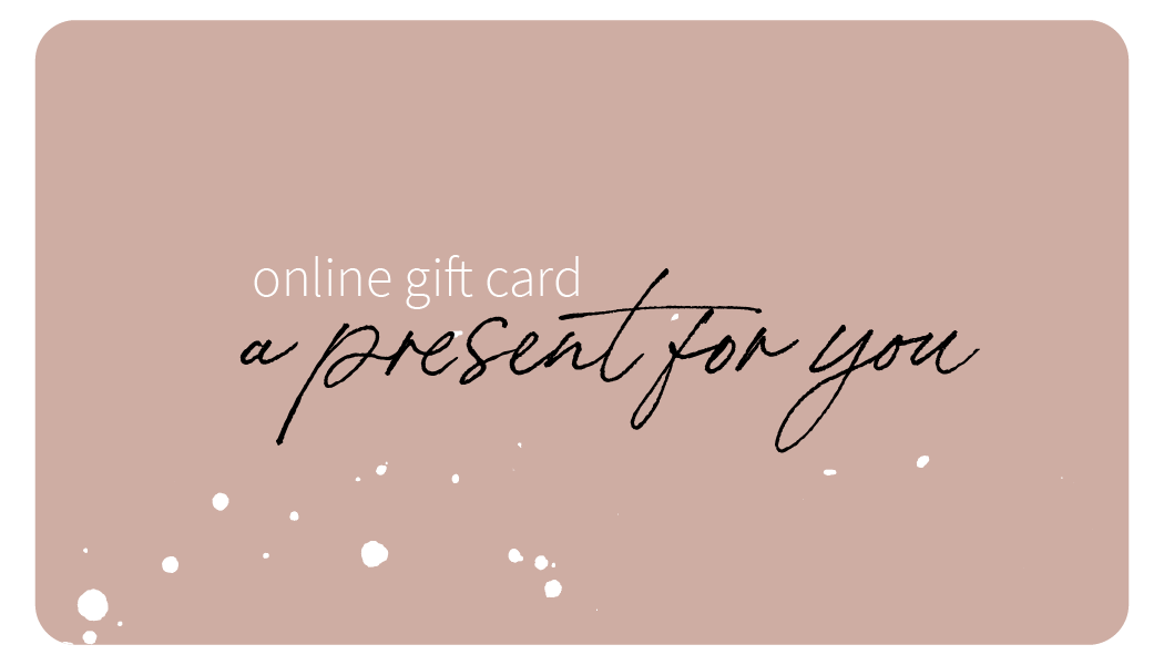 GIFT CARD for ONLINE use only