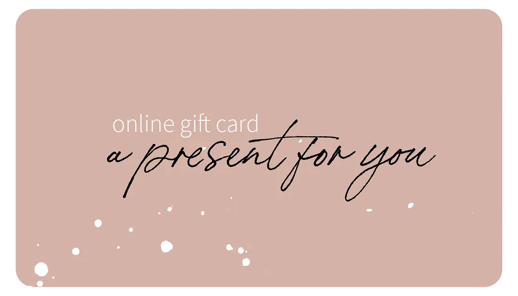 GIFT CARD for ONLINE use only