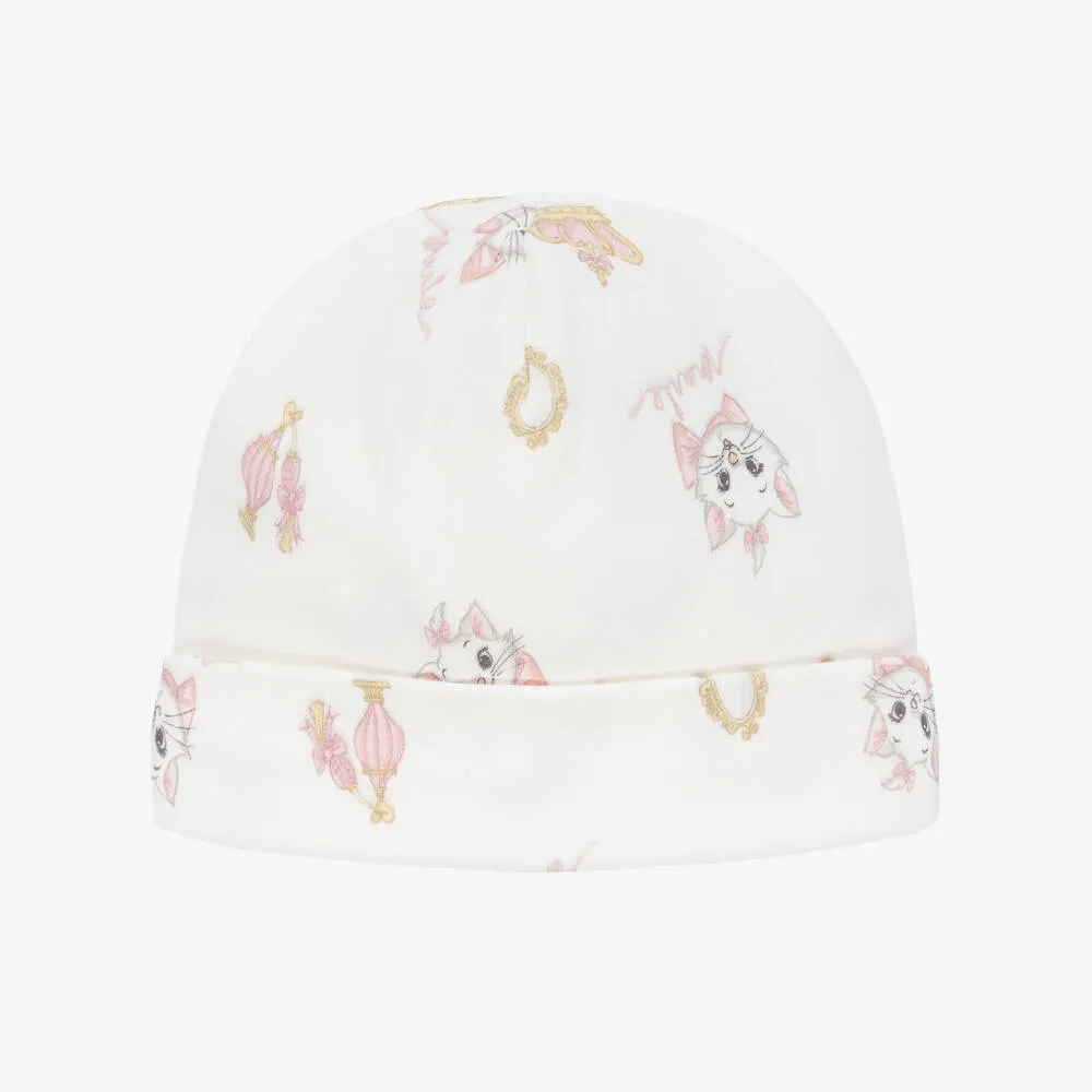 Girls Ivory Cotton Disney Hat