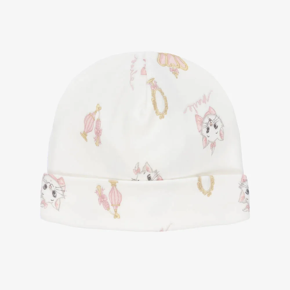 Girls Ivory Cotton Disney Hat